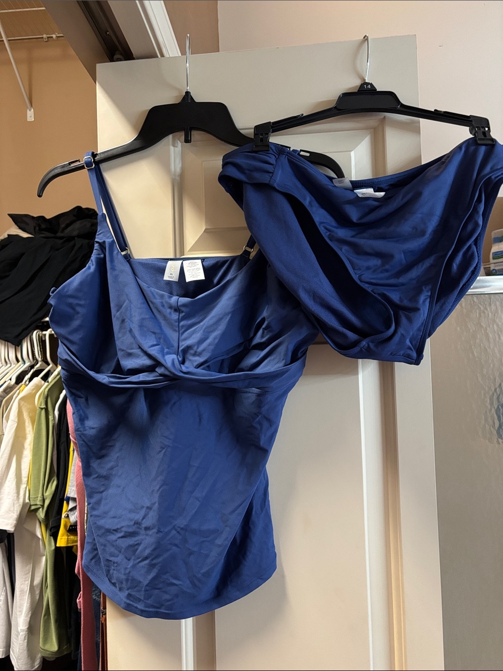 Navy Blue Two-Piece Swim Set
